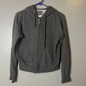 C'Esttoi Charcoal Grey Full Zip Hoodie - Size Large